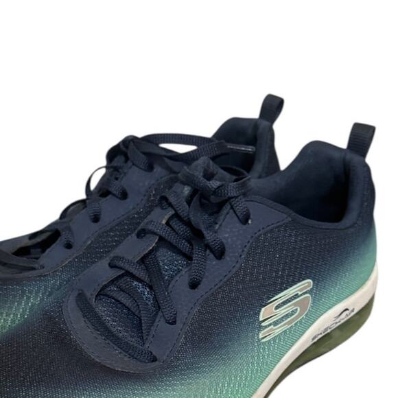 SKECHERS Skech-Air Memory Foam Blue Trainer Sneakers SZ 9 - Picture 6 of 10